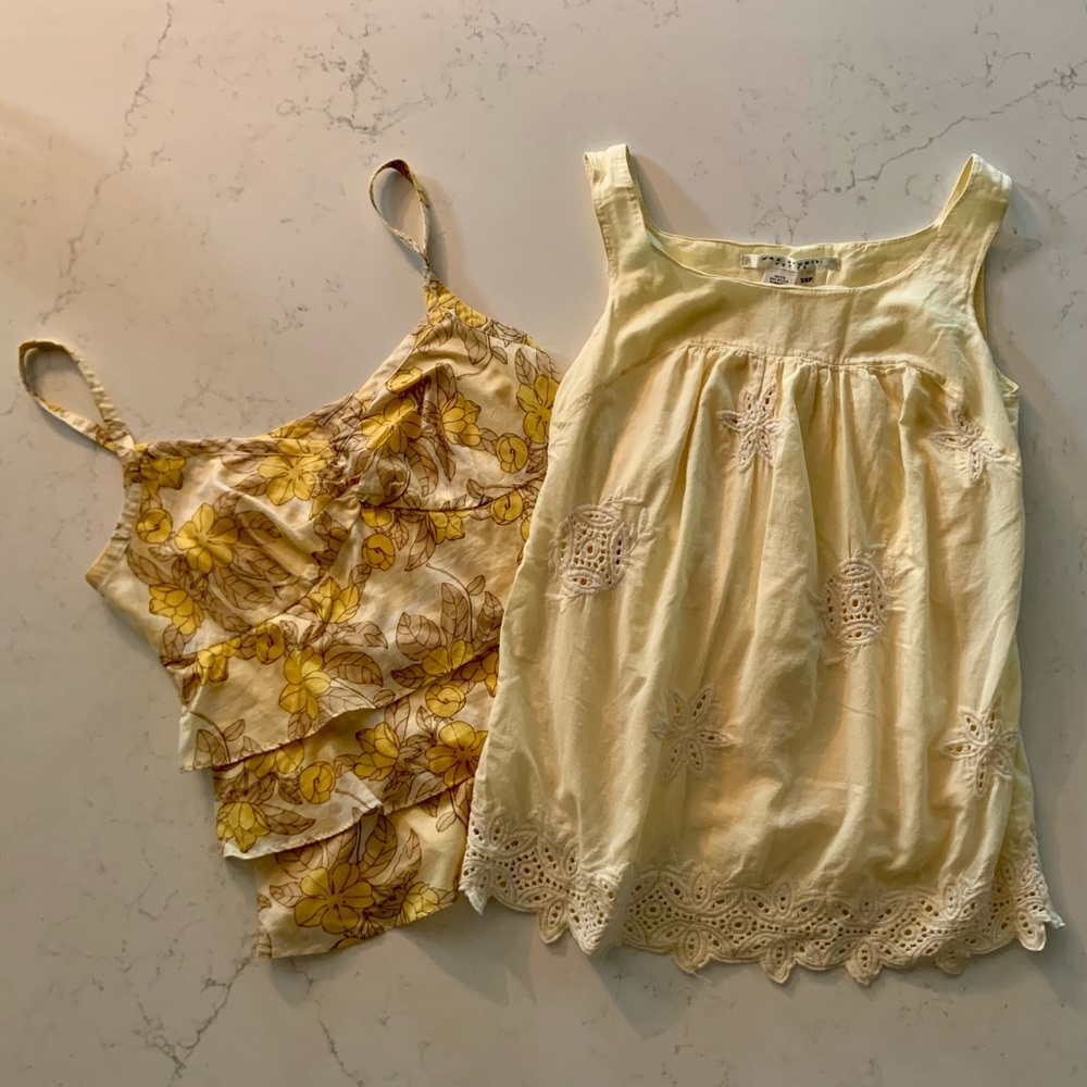 Loft and Max Studio tops, size 2 and XSP